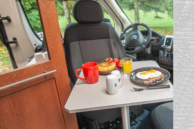 Kate's FULLY-EQUIPPED, bike-ready, Class B camper van