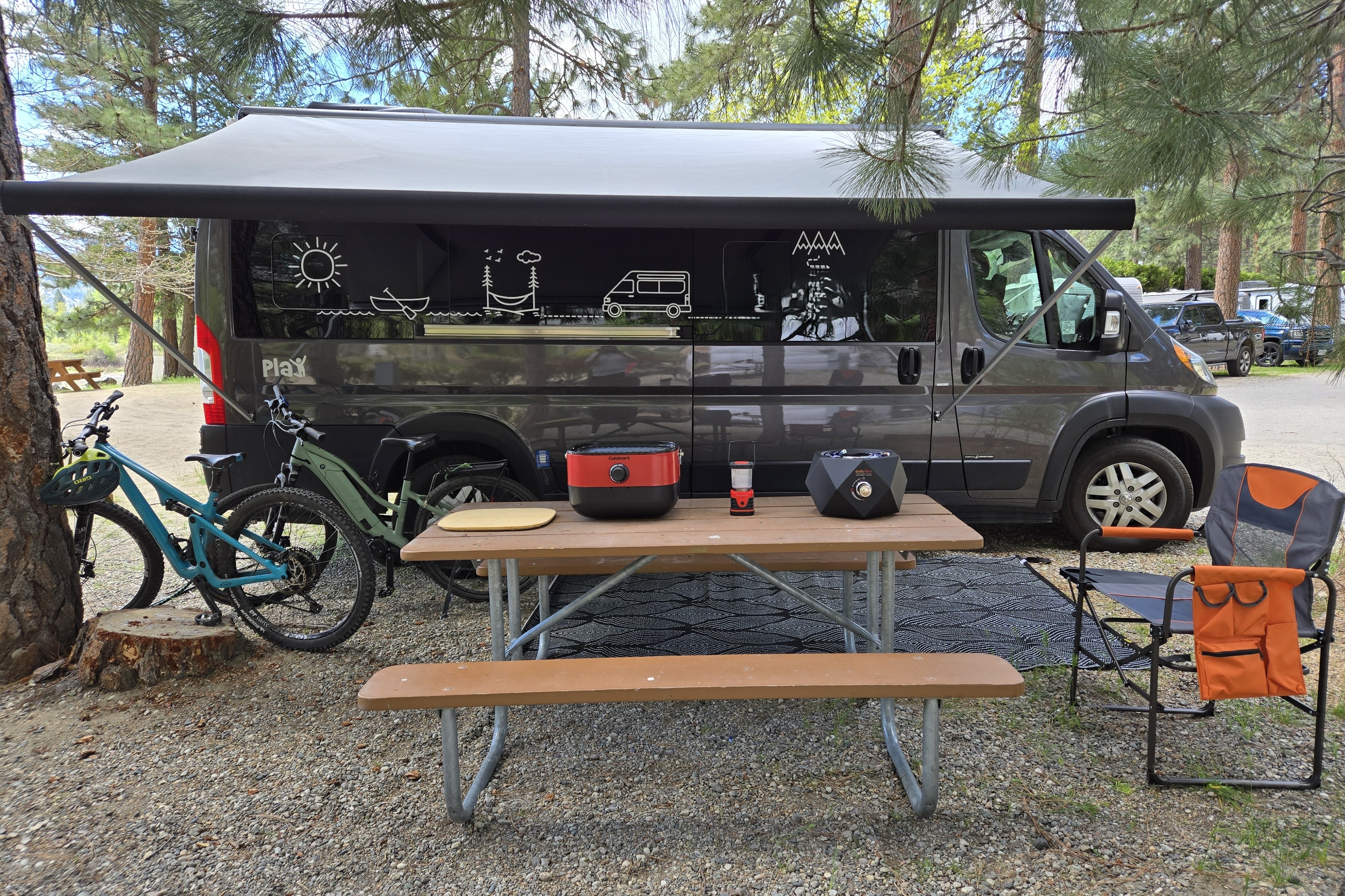 Kate's FULLY-EQUIPPED, bike-ready, Class B camper van