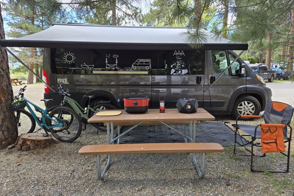 Kate's FULLY-EQUIPPED, bike-ready, Class B camper van