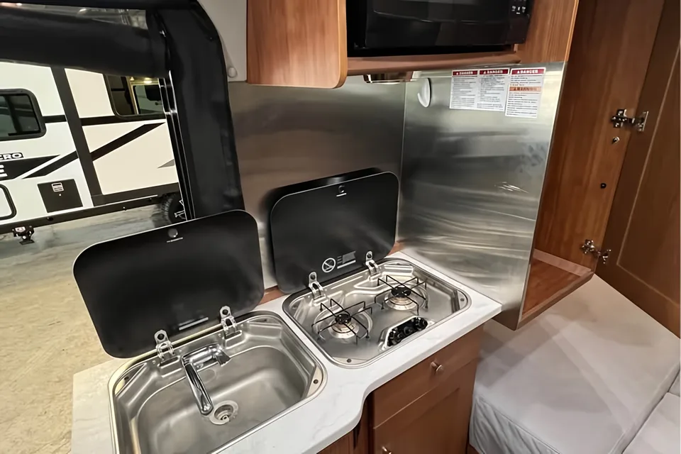 Kate's FULLY-EQUIPPED, bike-ready, Class B camper van