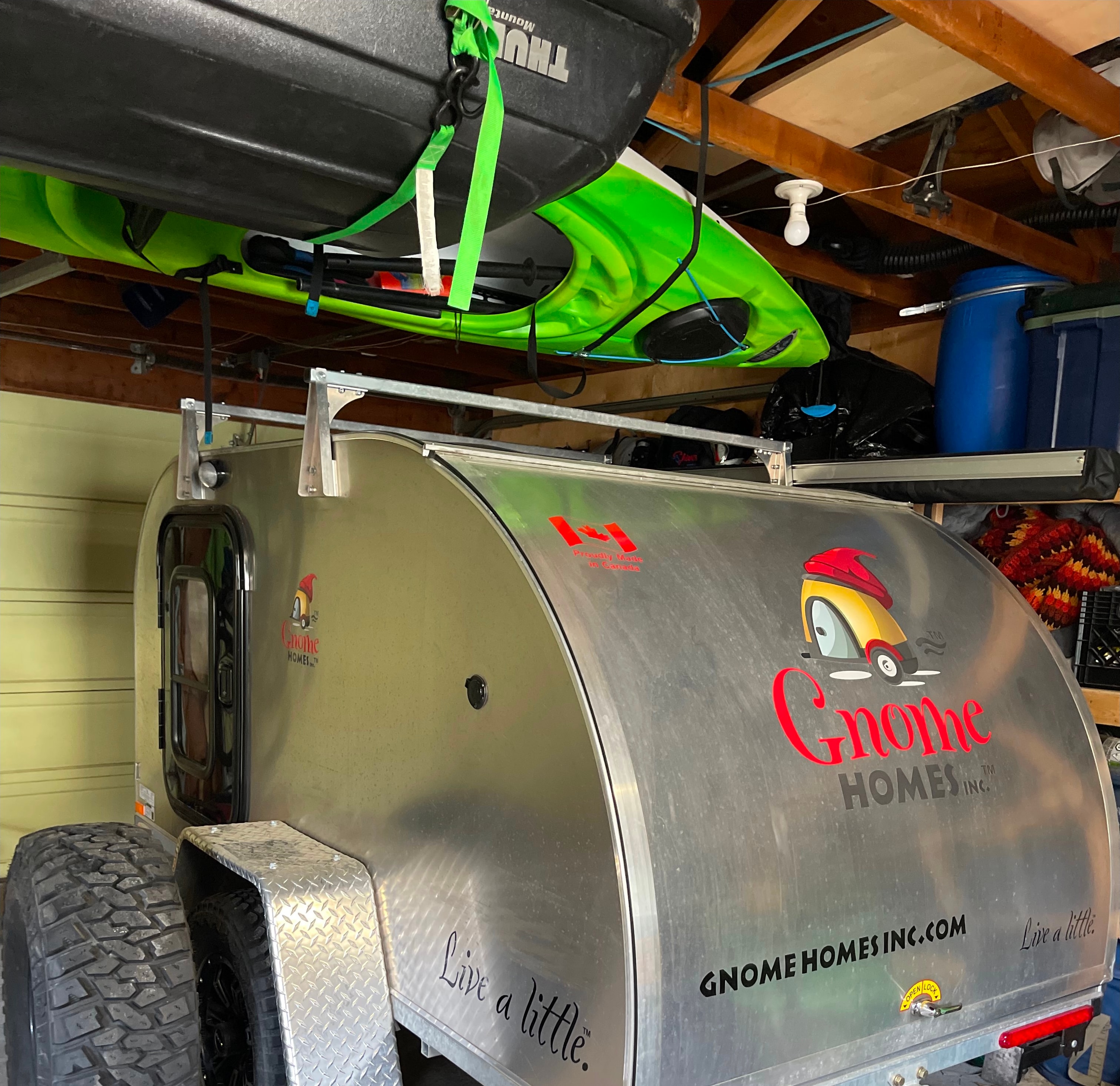 Gnome home Backcountry Tear drop trailer