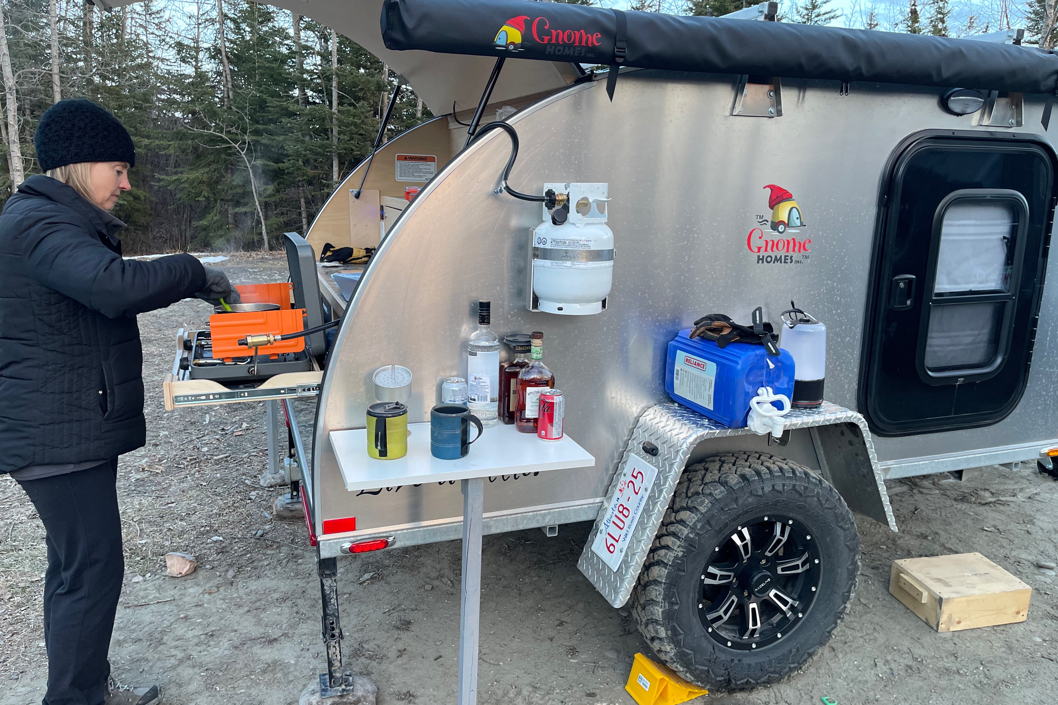 Gnome home Backcountry Tear drop trailer