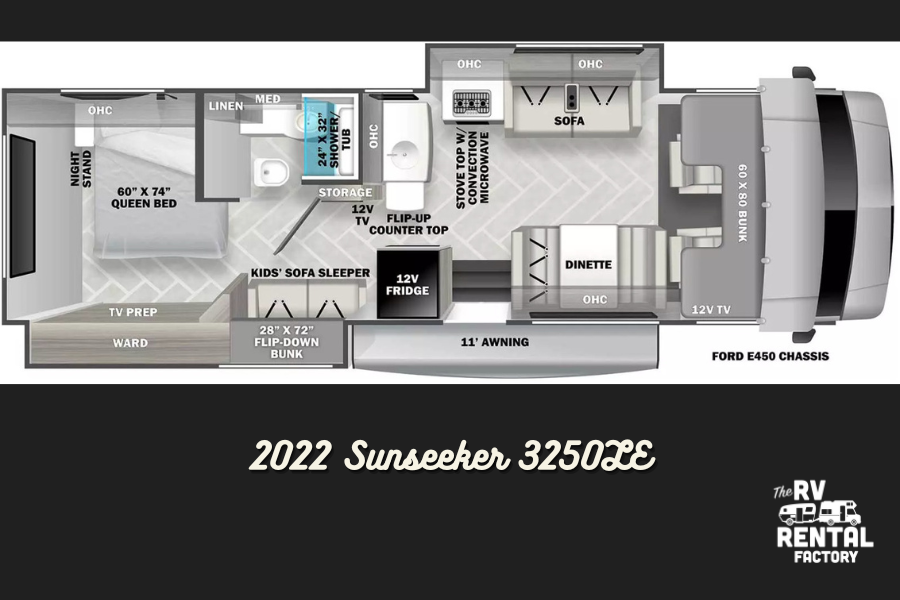 C01 - 10 Person w/ Bunk - The RV Rental Factory