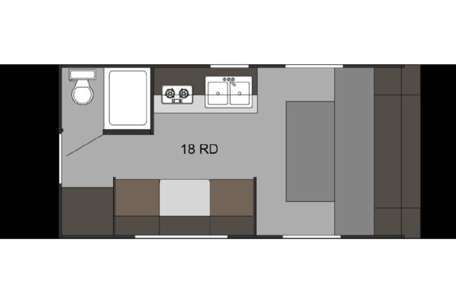 Singles, Couples, Small Family. Queen Bed plus room for littles! Delivery!