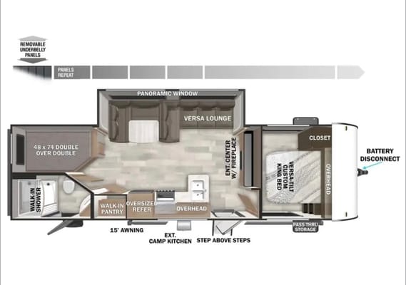 Megan & Owen’s Forest River WILDWOOD X-LITE 263BHXL Travel Trailer