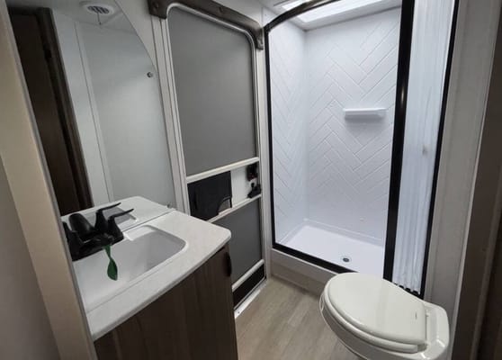 Megan & Owen’s Forest River WILDWOOD X-LITE 263BHXL Travel Trailer