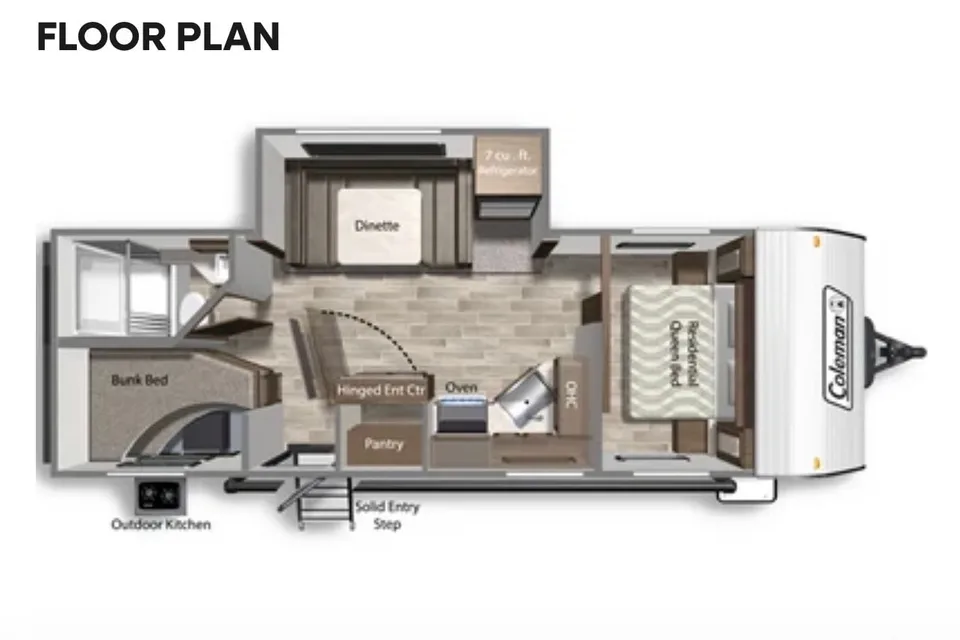 Delvin's Coleman Lantern Travel Trailer