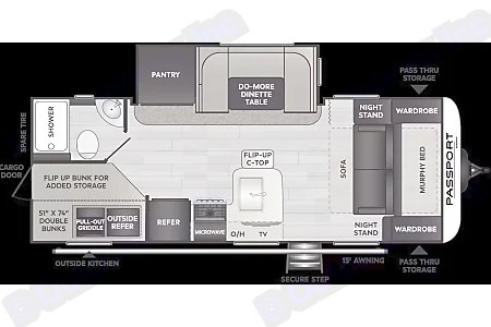 Meet "Wade" - Keystone Passport Sl series Travel Trailer