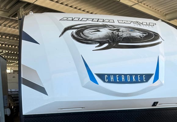 Daniel's 22 alpha wolf Travel Trailer