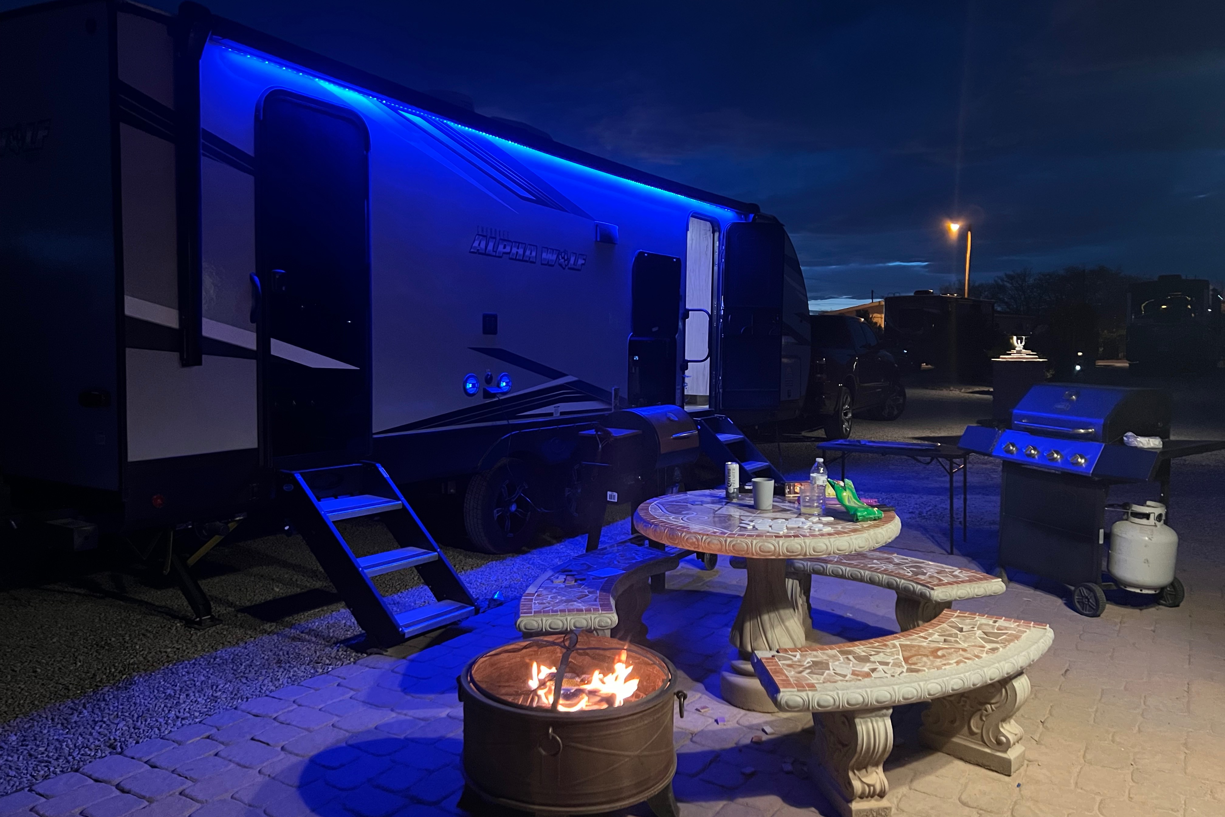 Daniel's 22 alpha wolf Travel Trailer