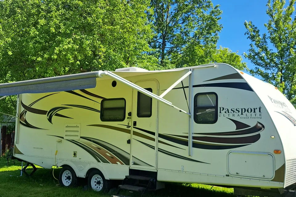 Belle River's Keystone Passport Travel Trailer