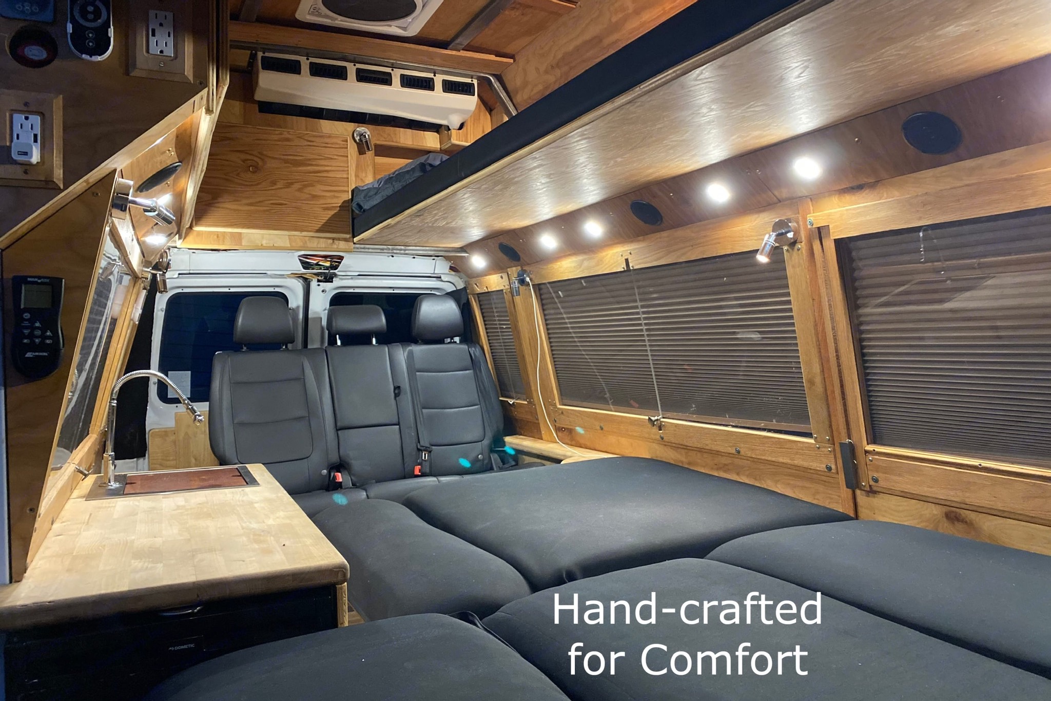 One of a Kind Classic Woody Camper-van Sleeps 4/5 Ideal for Van Life & Stealth Camping