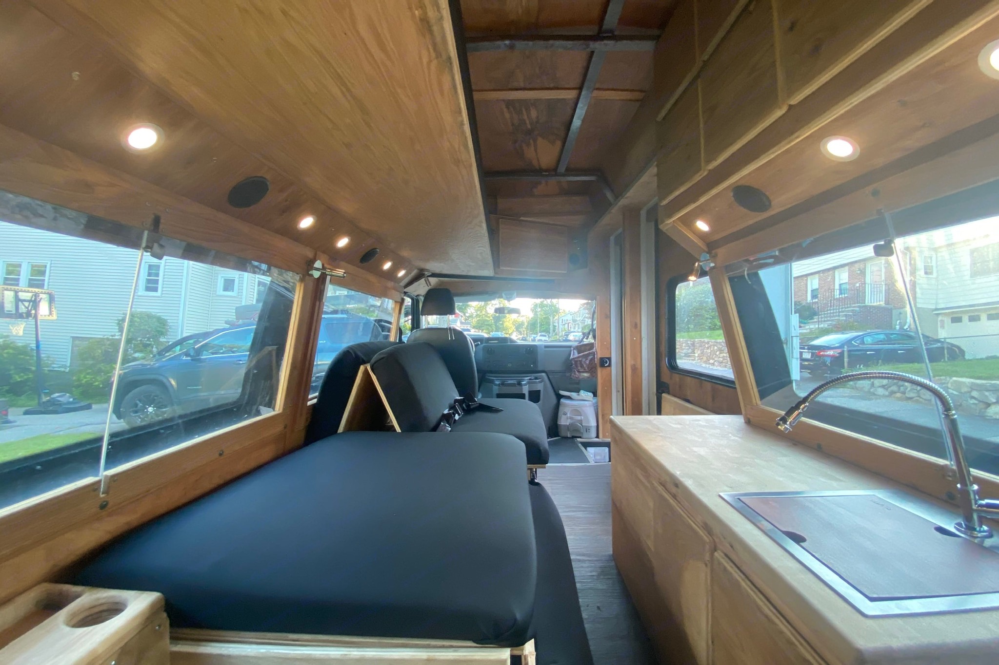 One of a Kind Classic Woody Camper-van Sleeps 4/5 Ideal for Van Life & Stealth Camping