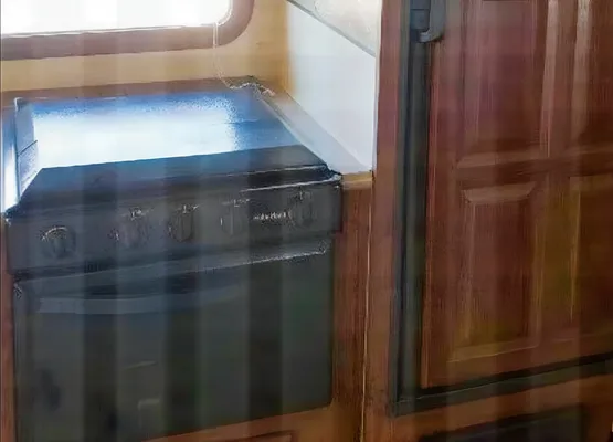 Jessica's 25’ Flagstaff Trailer with large slide and bunk