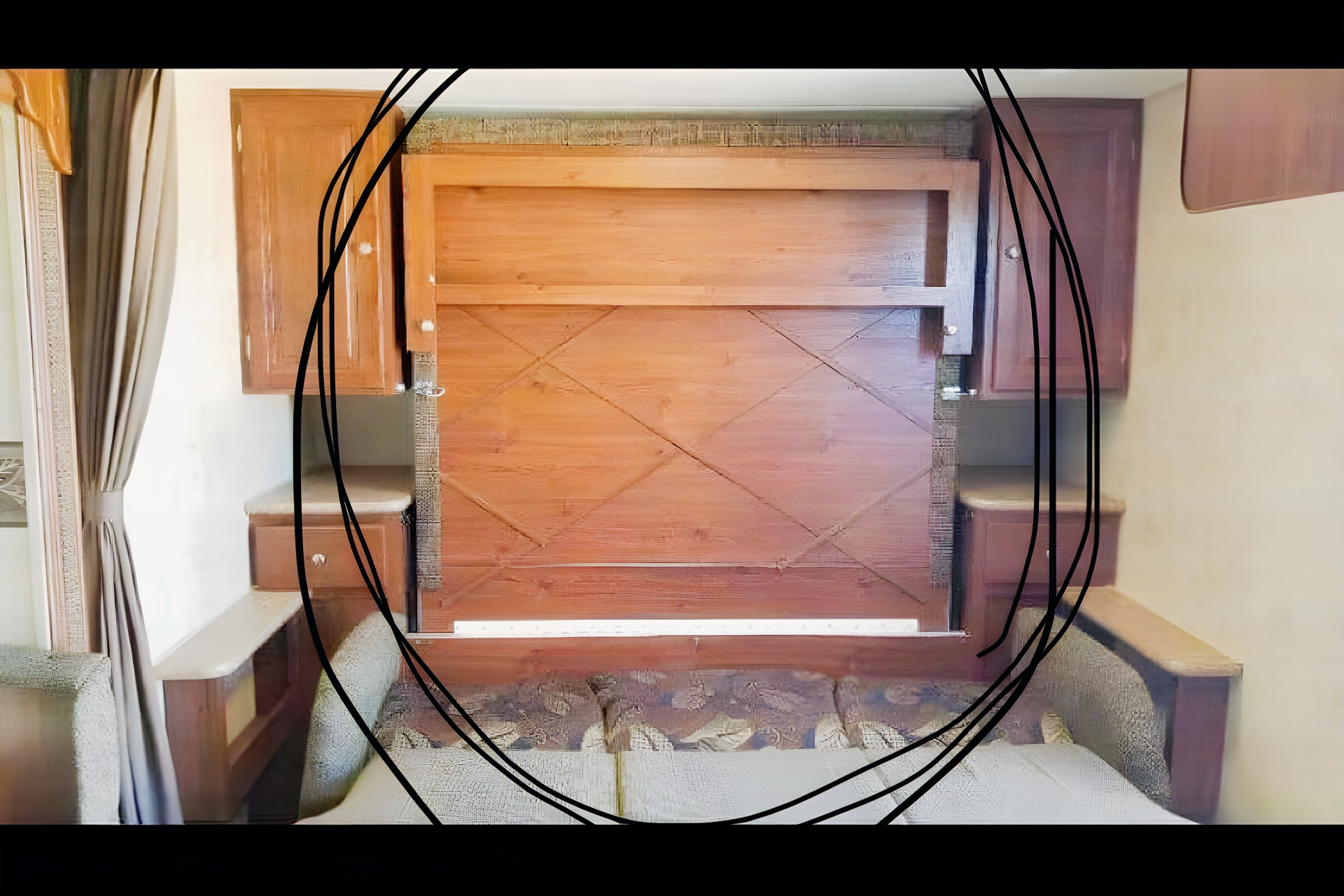 Jessica's 25’ Flagstaff  Trailer with large slide and bunk