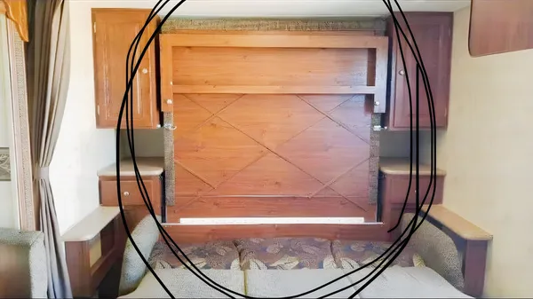 Jessica's 25’ Flagstaff Trailer with large slide and bunk