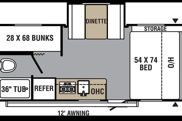Viking 17ft with bunks