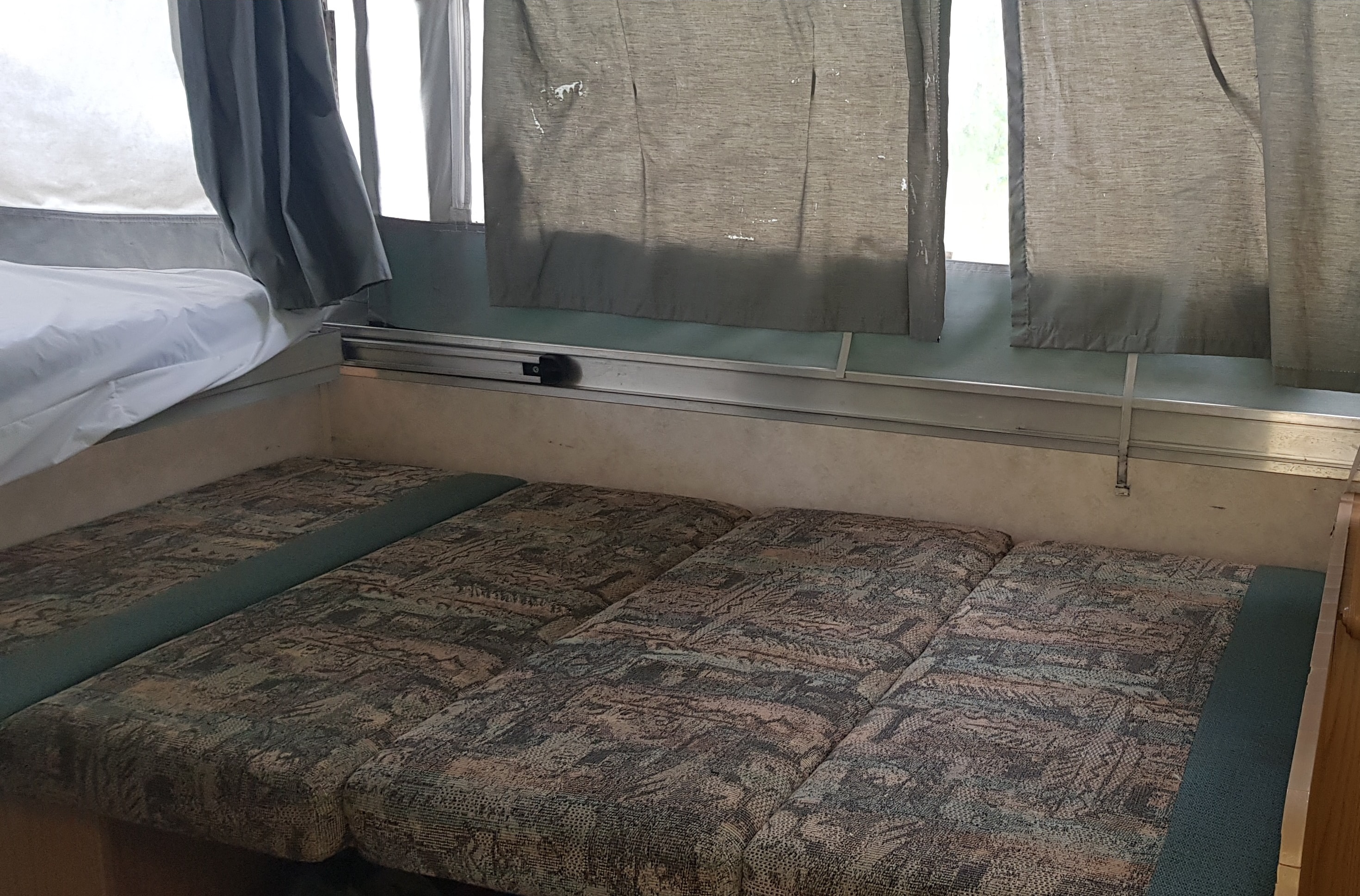 Vintage Adventure Coleman Santa Fe Tent Trailer