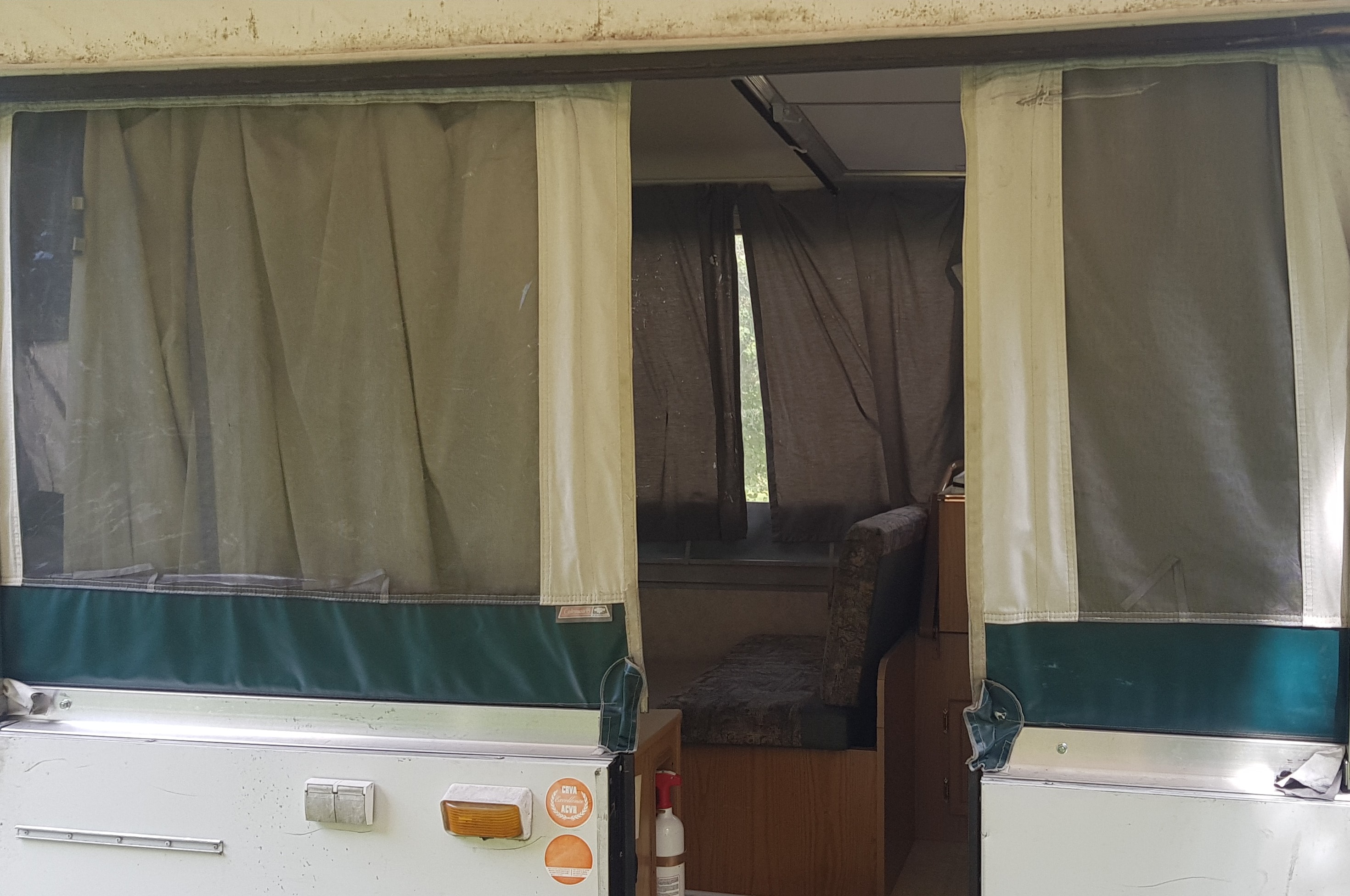 Vintage Adventure Coleman Santa Fe Tent Trailer