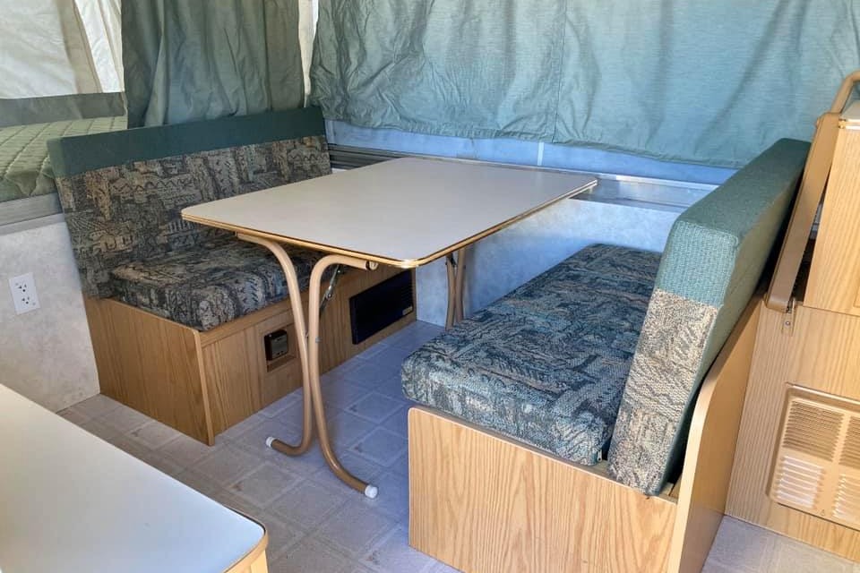 Vintage Adventure Coleman Santa Fe Tent Trailer