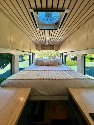 Big Black Campervan - Mercedes Sprinter Van