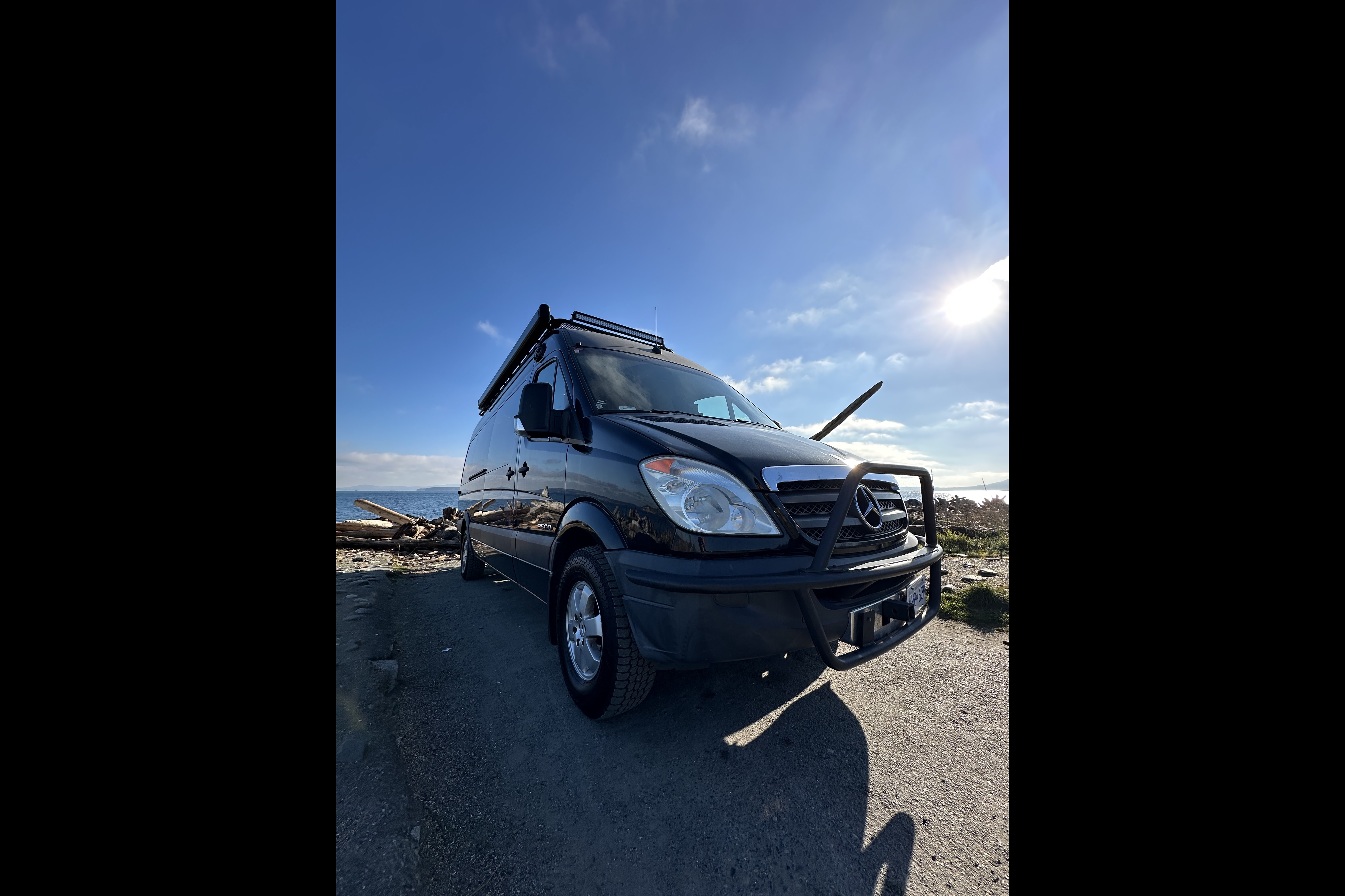 Big Black Campervan - Mercedes Sprinter Van
