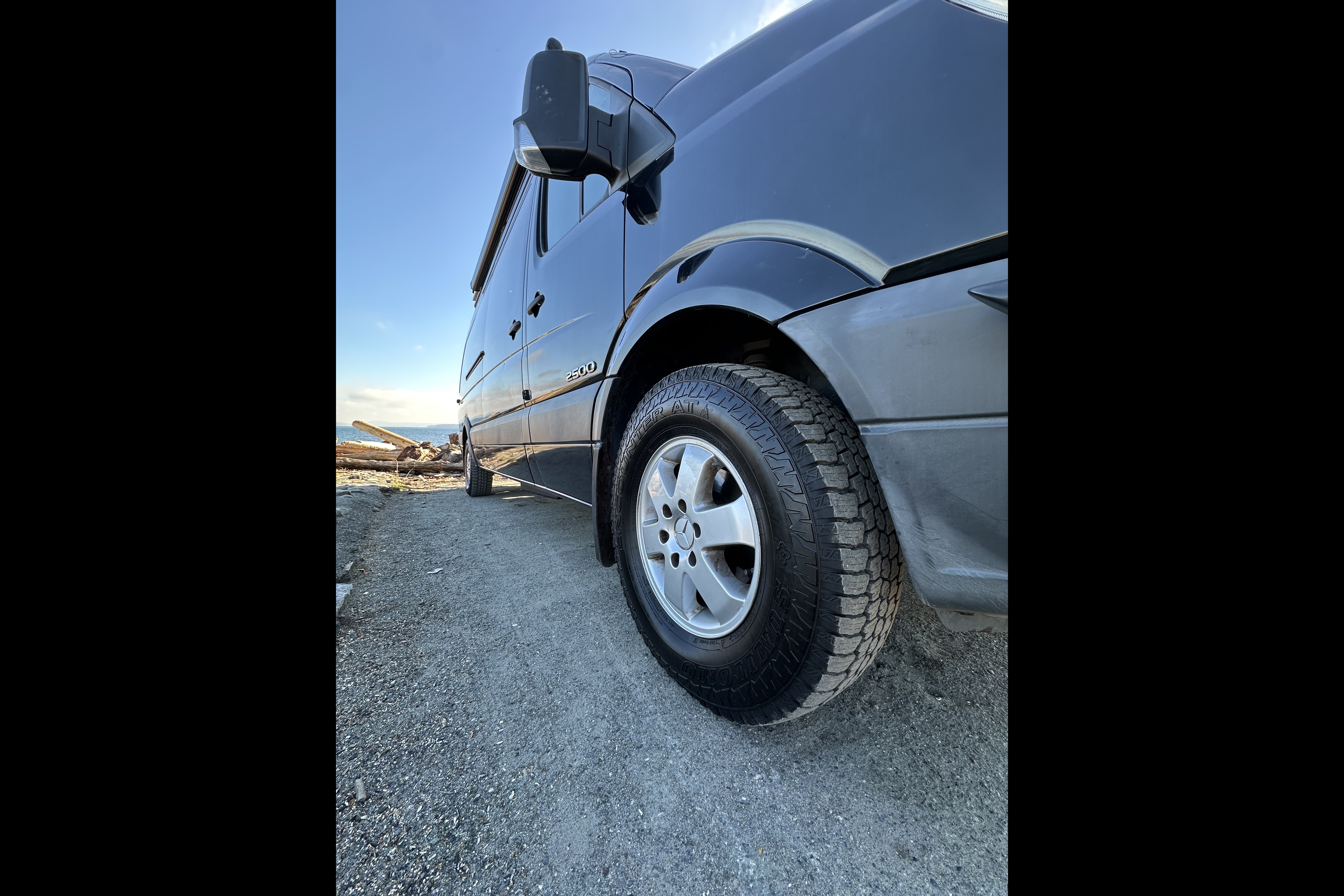 Big Black Campervan - Mercedes Sprinter Van