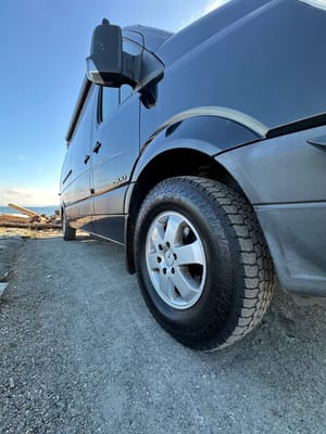 Big Black Campervan - Mercedes Sprinter Van