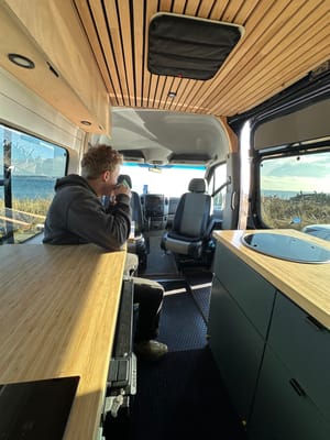 Big Black Campervan - Mercedes Sprinter Van
