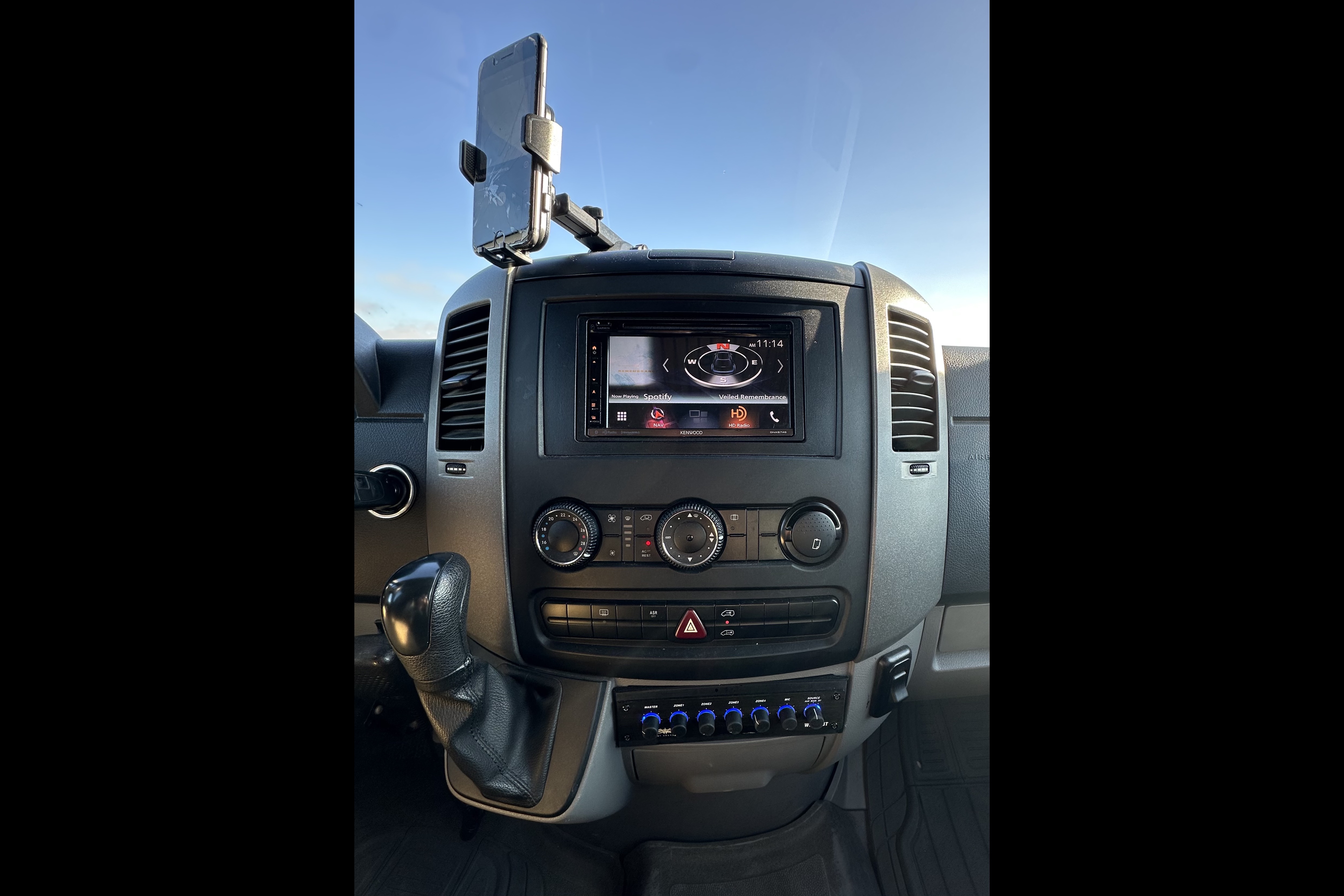 Big Black Campervan - Mercedes Sprinter Van