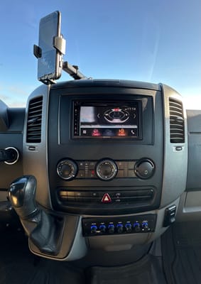 Big Black Campervan - Mercedes Sprinter Van
