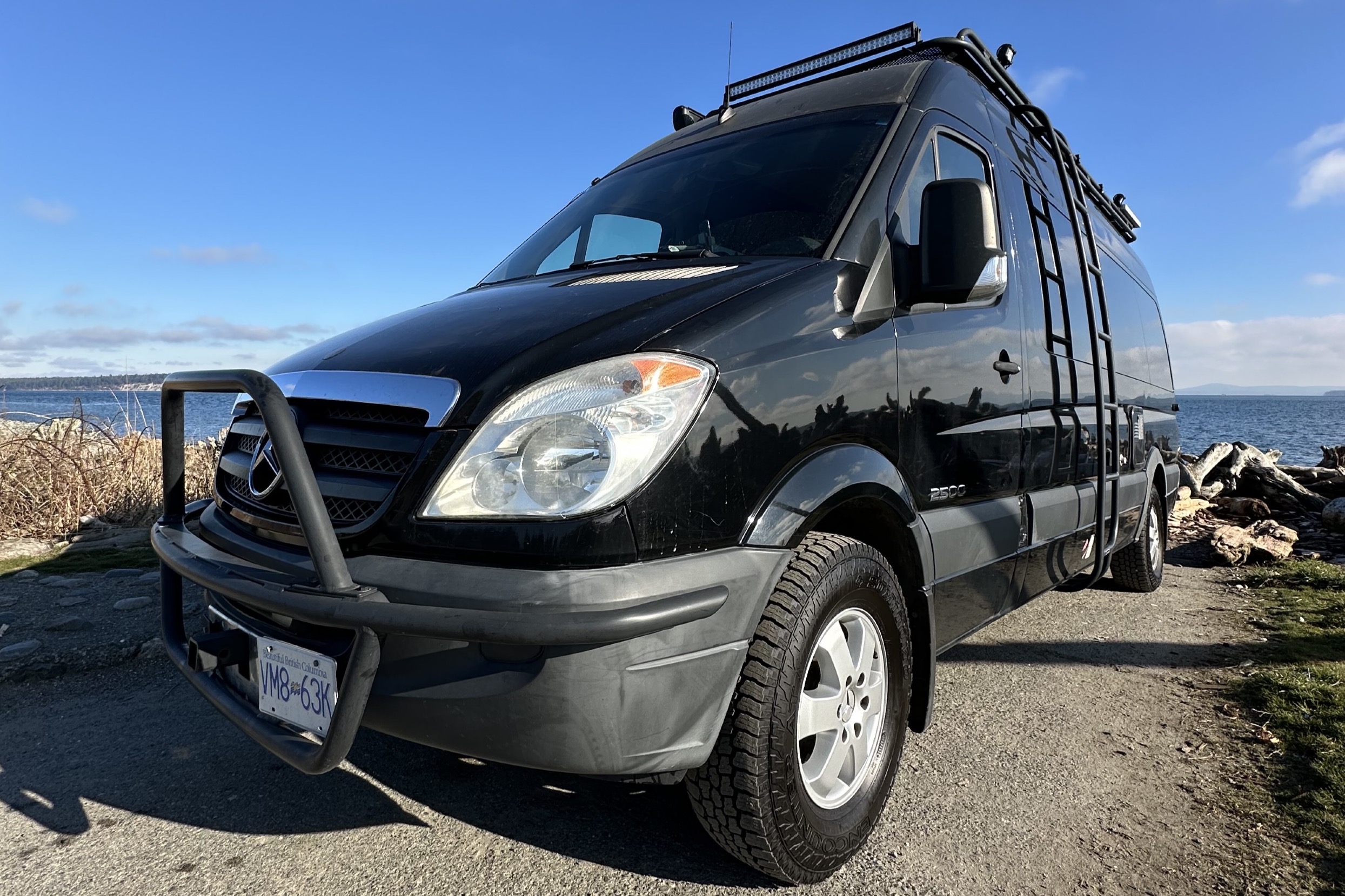 Big Black Campervan - Mercedes Sprinter Van