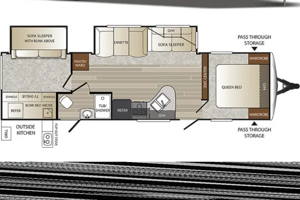 Isaac's Outback 312BH BunkHouse