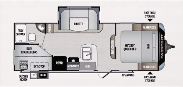 BobcatLiving's Keystone Passport Travel Trailer