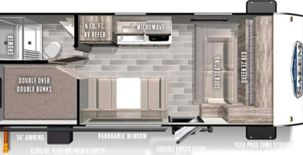Awesome Forest River 2022 Wildwood FSX 179DBK with double bunks
