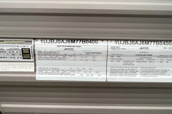 parm’s Jayco 184bs Travel Trailer