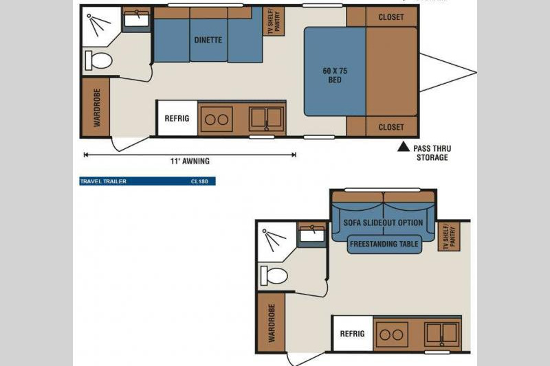 Alan's KZ 180 Coyote Lite Travel Trailer