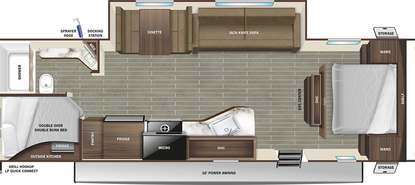 The Rolling Retreat - 2021 Starcraft 26' Bunkhouse