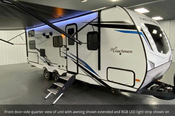 Coop’s 2022 Coachmen Freedom Express 28’ with Bunkhouse