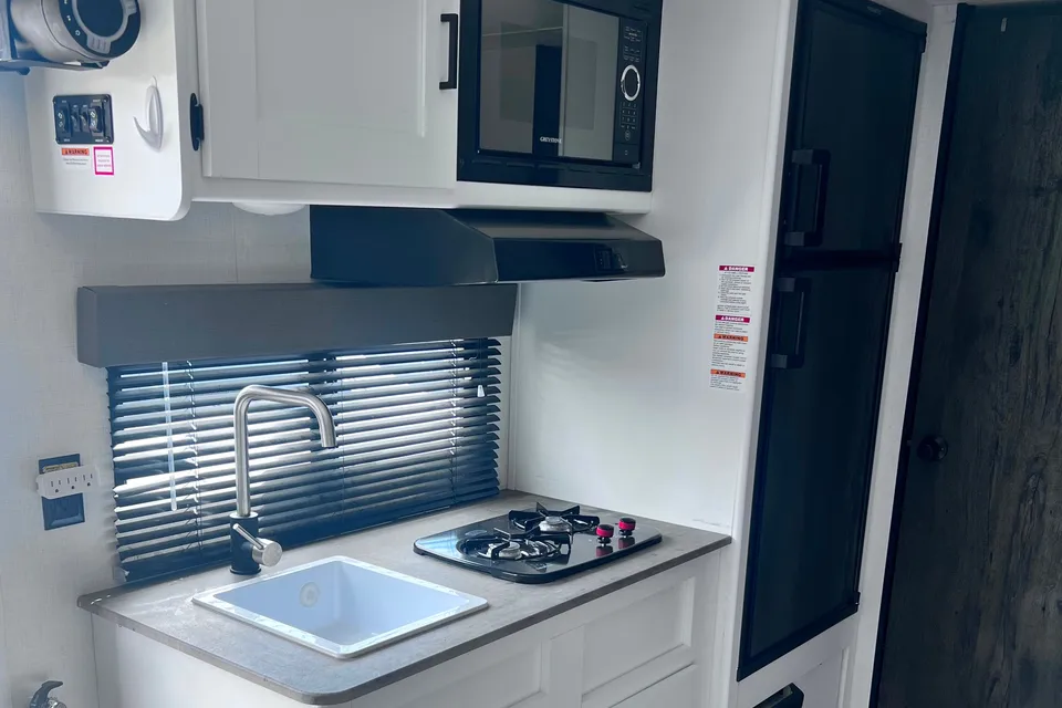 The Happy Hideout Travel Trailer