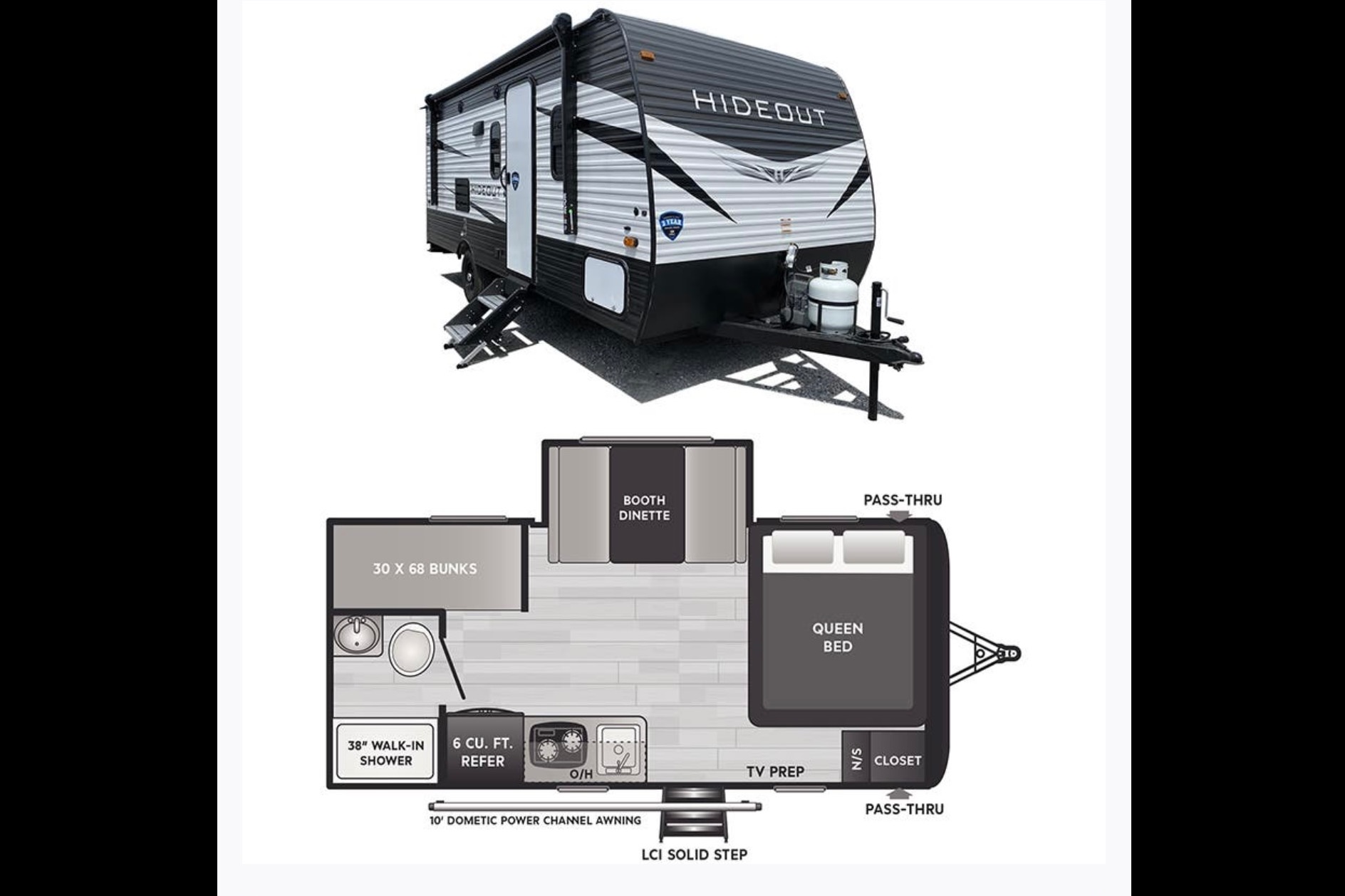 The Happy Hideout Travel Trailer
