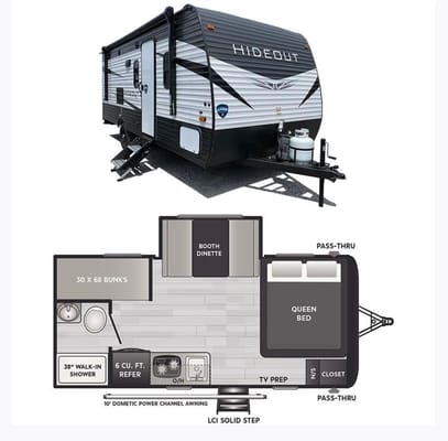 The Happy Hideout Travel Trailer