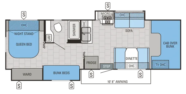 Family friendly with all the comforts of a home on wheels