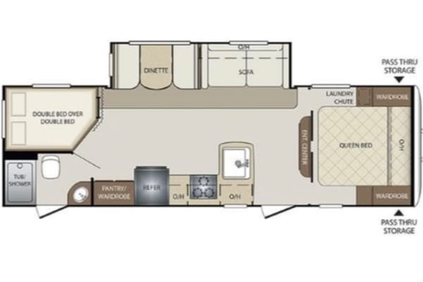 2018 KEYSTONE BULLET ULTRALITE 272BHS