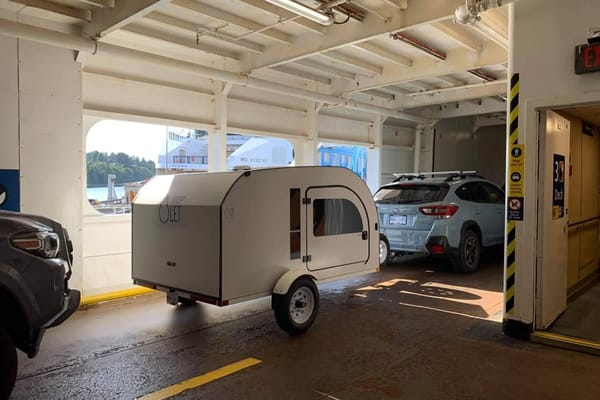 LYUBEN's DROPLET trailer Teardrop trailer Micro Trailer