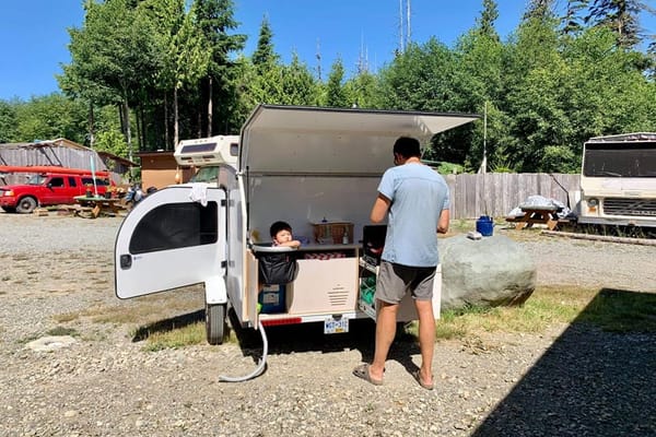 LYUBEN's DROPLET trailer Teardrop trailer Micro Trailer