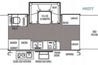 J&M's Rockwood HW 277 Tent Trailer