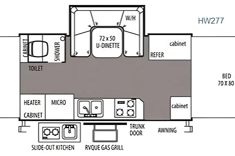 J&M's Rockwood HW 277 Tent Trailer