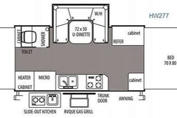 J&M's Rockwood HW 277 Tent Trailer