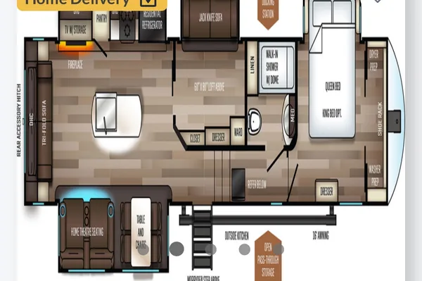 James's Forest River Saber 36BHQ Fifth Wheel